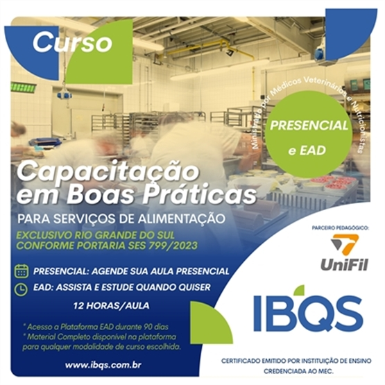 Curso de Capacitação em Boas Práticas para Serviços de Alimentação